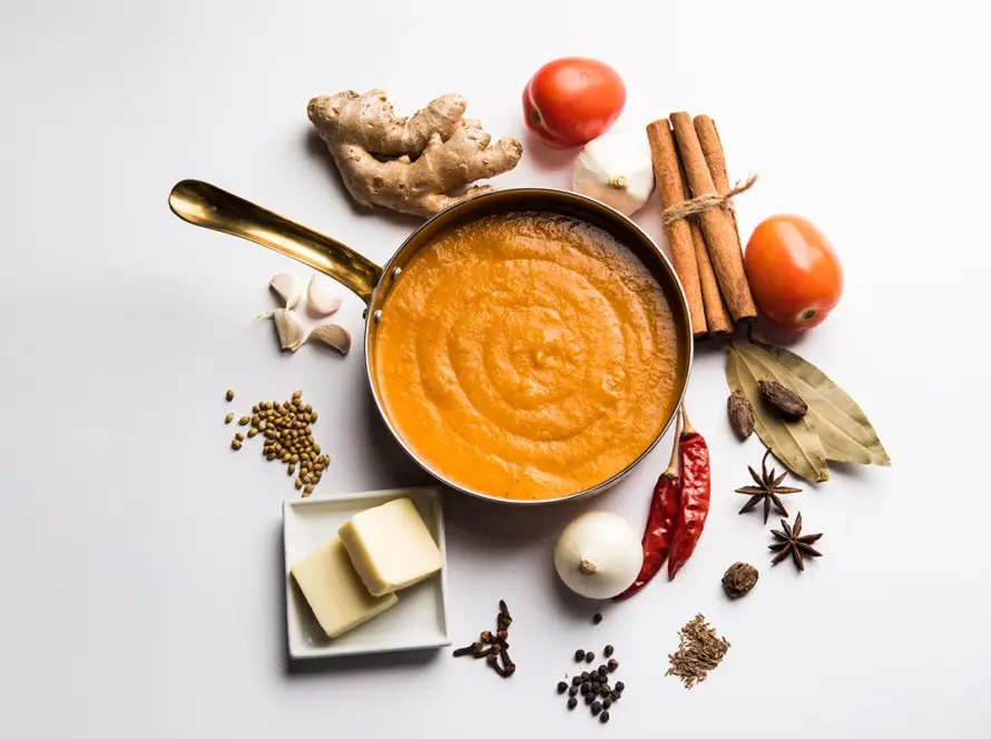 Royal Dum Biryani Paste Kit - 1kg bulk retort packaging for B2B franchise and cloud kitchen supply.