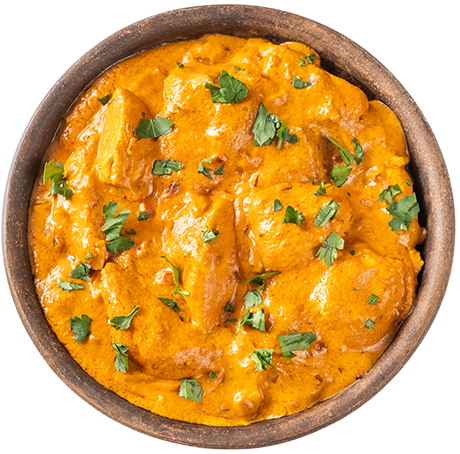 Ready-to-eat Chicken Tikka Masala, a spicy traditional Indian curry made with tender marinated chicken in a rich, flavorful sauce.